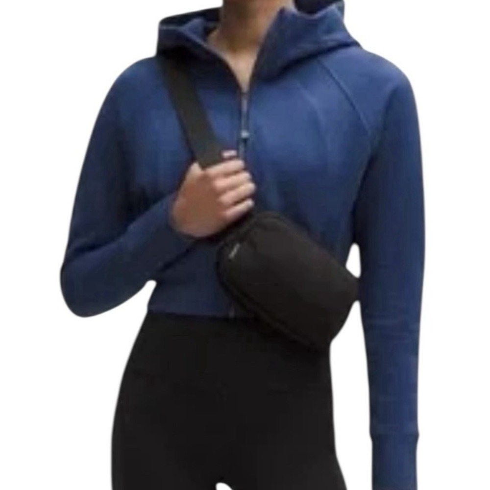 New‎ Lululemon Everywhere Belt Bag Knit Mesh Black 1L Crossbody Waist Fanny Pack